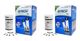 Kit 100 Tiras Reagentes G-tech Free Lite