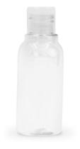 Kit 100 Un Embalagem Frasco Fliptop Ramas para Álcool Gel 60ml - Ramas Fragrâncias