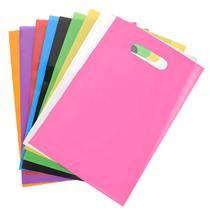 Kit 100 Un Sacolas Plásticas Boca Palhaço 20x30 Alça Vazada