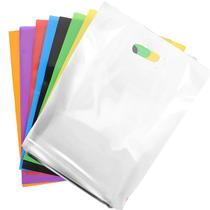 Kit 100 Un Sacolas Plásticas Boca Palhaço 30x40 Alça Vazada Kit 100 Un Sacolas Plásticas Boca Palhaço 30x40 Alça Vazada