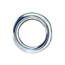 Kit 100 unidades argola grossa 19mm maciça metalizada para cortina