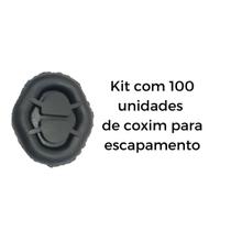 Kit 100 Unidades Borracha Coxim Carro Gol/Passati/Saveiro