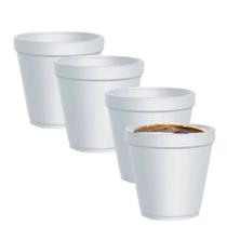Kit 100 unidades Copo Isopor Térmico 180ml p/ Chá Café Kit 100 unidades Copo Isopor Térmico 180ml p/ Chá Café
