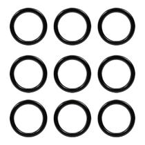 Kit 100 Unidades de Argola 35mm Grossa 4mm Preta Para Artesanato
