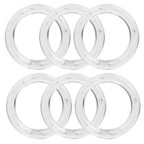 Kit 100 Unidades de Argola Aro Plástico Transparente 79mm Espessura 6mm Kit 100 Unidades de Argola Aro Plástico Transparente 79mm Espessura 6mm
