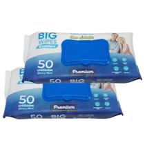 Kit 100 Unidades De Toalhas Umedecidas Geriátrica 20 X 18 CM