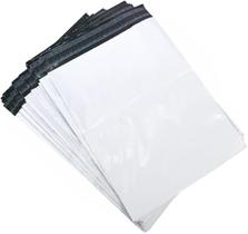 Kit 100 unidades Embalagem Segurança Saco Plástico Branco Coex 80x60