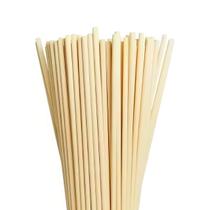 Kit 100 Varetas De Fibra De Algodão Bege 25cm P/ Difusor