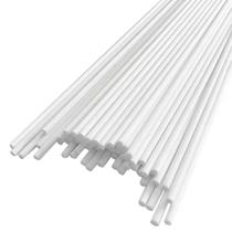 Kit 100 Varetas De Fibra De Algodão Branca 25cm P/ Difusor
