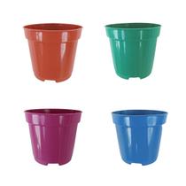 Kit 100 vasinhos Mini vasos pote 6 Coloridos para mini suculentas cactos lembrancinha fazer mudas de suculentas semear plantas geral