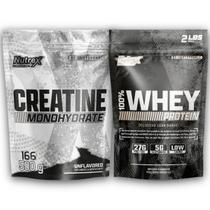 Kit 100% Whey 900g + Creatina Monohydrate Pura 500g - Nutrex Research