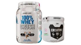 Kit 100% Whey Crush 900g + Creatina 300g 100% Pura Under Kit 100% Whey Crush 900g + Creatina 300g 100% Pura Under