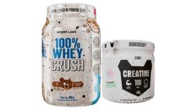 Kit 100% Whey Crush 900g + Creatina 300g 100% Pura Under Kit 100% Whey Crush 900g + Creatina 300g 100% Pura Under