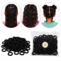 Kit 100 Xuxinhas infantil elastico de cabelo Confortável Macios com saquinho ziper Kit 100 Xuxinhas infantil elastico de cabelo Confortável Macios com saquinho ziper