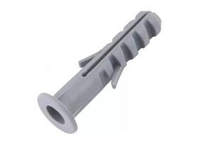 Kit 1000 Bucha 7Mm Plástica Com Anel Concreto Alvenaria Kit 1000 Bucha 7Mm Plástica Com Anel Concreto Alvenaria