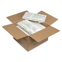 KIT 1000 Canudo de Papel Shake Suco BRANCO