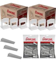 Kit 1000 Espaçador Nivelador 1,5mm 62406 com 100 Cunhas 61410