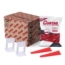 Kit 1000 Espaçadores 1,5mm Slim (62417) + 100 Cunhas Slim (61538) - Cortag