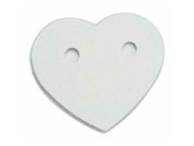 Kit 1000 Etiquetas Para Brinco Tag Jóia Coração Kit 1000 Etiquetas Para Brinco Tag Jóia Coração