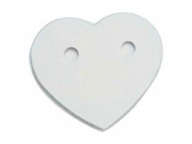 Kit 1000 Etiquetas Para Brinco Tag Jóia Coração