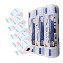Kit 1000 Gola Higienica Descartável Protetor Para Pescoço Capa Barbeiro Cabelereiro Cor Branca Rolo Papel Envio Imediato