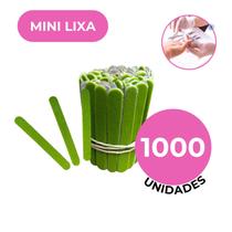 Kit 1000 Mini Lixa de Unha Manicure Pedicure Escolha a Cor