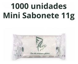 Kit 1000 Mini Sabonete 11g Pousada Hotel Motel Airbnb Doação - Fly