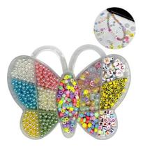 Kit 1000 Missanga Infantil Colorida P/ Montar Pulseira Colar - Adb