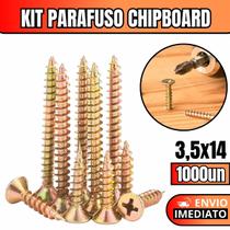Kit 1000 Parafusos Chipboard Phillips Para Madeira 3,5x14 Kit 1000 Parafusos Chipboard Phillips Para Madeira 3,5x14
