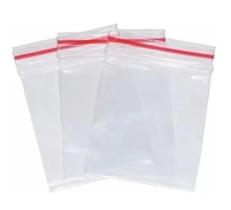 Kit 1000 Saco Fechamento Zip N06 12X17Cm Fecho Hermético