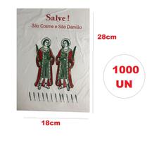 Kit 1000 Saquinhos De Plástico Festa Cosme E Damião 18X28