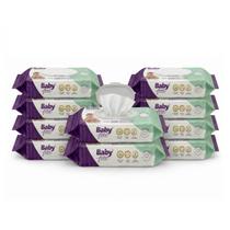 Kit 1000 Toalhas Umedecidas BabyFree caixa com 10 pacotes de 100 toalhas Kit 1000 Toalhas Umedecidas BabyFree caixa com 10 pacotes de 100 toalhas
