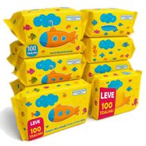 Kit 1000 Toalhas Umedecidas Kit Lenço Umedecido Bebe Praticidade e Cuidado em Cada Toque