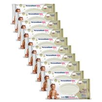 Kit 1000 toalhas umedecidas personalidade baby total care 20 cm x 15 cm