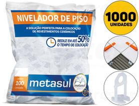 Kit 1000 Unidades Nivelador Espaçador De Pisos Metasul Incolor Kit 1000 Unidades Nivelador Espaçador De Pisos Metasul Incolor