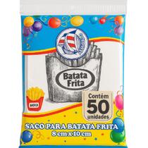 Kit 1000un Saco Saquinho P/ Batata Frita 8x10cm pequeno
