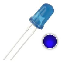 Kit 1000x led difuso azul - 5mm