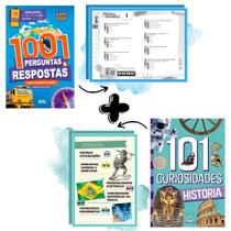 Kit 1001 Perguntas e Respostas + 101 Curiosidades História Conhecimento Geral, Descobertas e Segredos do Mundo Kit 1001 Perguntas e Respostas + 101 Curiosidades História Conhecimento Geral, Descobertas e Segredos do Mundo