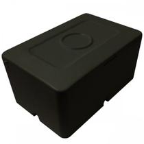 Kit 100pç Caixa de Sobrepor CFTV Mini Preta 9x6x4,5cm Kit 100pç Caixa de Sobrepor CFTV Mini Preta 9x6x4,5cm