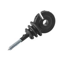 Kit 100PC Isolador Gancho Curto Em Pead Preto - Fuzil Kit 100PC Isolador Gancho Curto Em Pead Preto - Fuzil