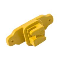 Kit 100PC Isolador W Em Nylon Amarelo - Fuzil Kit 100PC Isolador W Em Nylon Amarelo - Fuzil