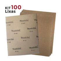 Kit 100un Folha de lixa para Madeira Gr 040 D-50784 - Makita