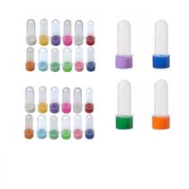 Kit 100un Tubete Grande Lembrancinha Festa C/ Tampa Plástica