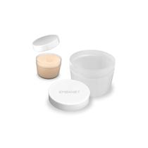 Kit 100UND Frasco Com Tampa 300ml Transparente PP Creme Vazio