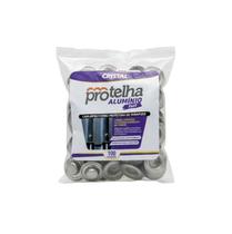 Kit 100x Protetores De Parafuso Para Telhado Alumínio