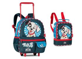 Kit 101 Dalmátas Mochila Rodinha Com Lancheira Infantil - Clio Original 2026