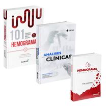 Kit 101 hemogramas e hemograma um guia pratico e analises clinicas sanar