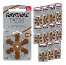 Kit 102 Pilhas Auditivas Rayovac Tamanho 312