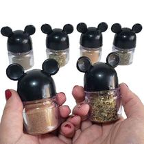 Kit 102 Potes Ratinho Preto para Lembrancinha de Festas