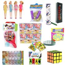 Kit 104 Brinquedo Bonecas Carrinho Corda Cubo Mágico Barato Doação Revenda Atacado Presente